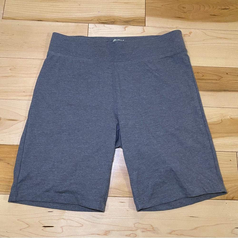 Active USA Dark Gray High-Rise Bike Shorts